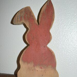 Reclaimed barn wood bunny